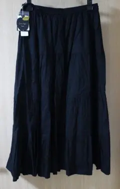 【未使用品】franche lippee black ティアードスカート M 黒のサムネイル
