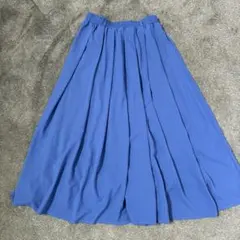 ハニーズ　ロングスカート　青　L