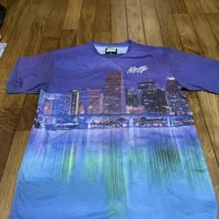 NEFF メンズ シティプリント Tシャツ パープル L