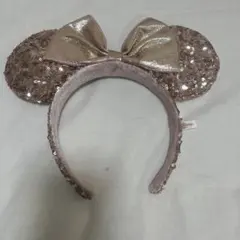 ディズニー ミニー カチューシャ スパンコール