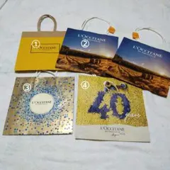 ロクシタン　ショップ紙袋　5枚