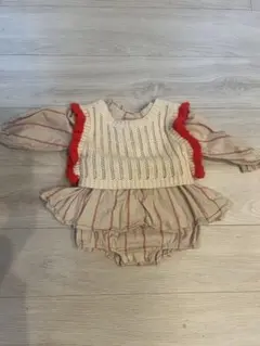 BREEZE ストライプ柄 ワンピース 80