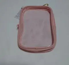 推し活ポーチスクエアバッグチャームポーチ/未使用タグ付き（桃）