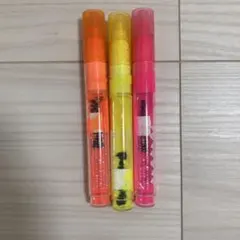 スヌーピー マーカーペン 3点セット オレンジ 黄色 ピンク