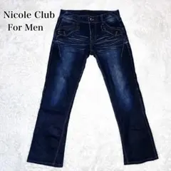 NICOLE CLUB FOR MEN デニム　46 極上色　濃紺　Y2K