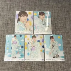 乃木坂46 山下美月 2020年 浴衣 5種コンプ 生写真