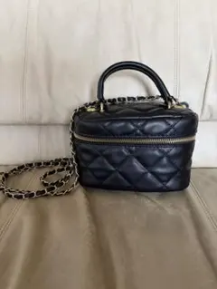 シーイン　SHEIN バニティバッグ　ショルダーバッグ　キルティングバッグ