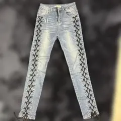 デニム　スキニー　レディース