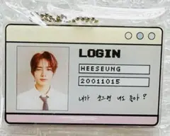 ENHYPEN IDカードキーリング（ヒスン）