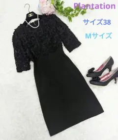 花柄ワンピース ひざ丈ワンピース