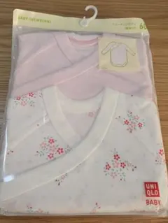ユニクロ　クルーネックボディ(長袖)2P 60サイズ　２枚セット