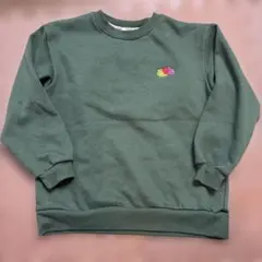 Fruit of the Loom ダークグリーン トレーナー