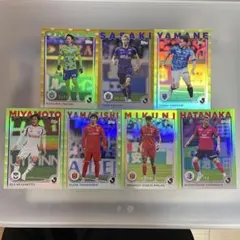 【シリアルセット】2025 topps Ｊリーグ 7枚セット