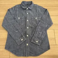 UNIQLO キッズ130 シャンブレーシャツ