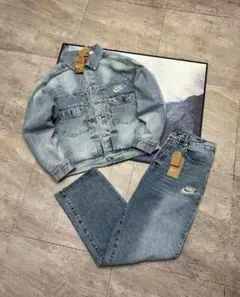 早い者勝ちNike × Levi's デニムジャケット＆パンツ セットアップ