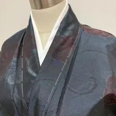 KN5080 大島紬 身丈164cm 着物 正絹