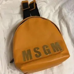 【大幅お値下げ】【レア】MSGM リュック　バックパック　革リュックのサムネイル
