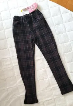 チェック柄 キッズパンツ 160
