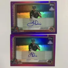 topps JD DIX auto 2枚