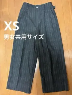 beautiful people/GUタックワイドパンツ グレー XS 秋冬