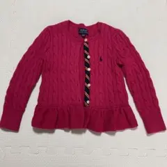 Polo Ralph Lauren ピンク カーディガン