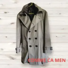 コムサメン　COMME CA MEN トレンチコート　ライナー付き　カーキ色