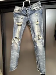 mnml ミニマル ダメージ加工 スキニージーンズ 30サイズ