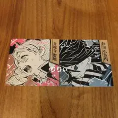 鬼滅の刃 スクエアステッカーコレクション 甘露寺蜜璃 伊黒小芭内