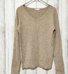 ニット レディース Vネック 長袖セーター
