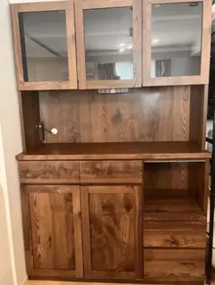 はーちゃん様専用　　　食器棚　大川家具　カップボード