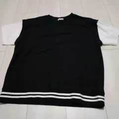ブランシェス　切り替え　半袖Tシャツ　150サイズ