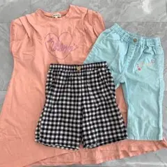 キッズ服 まとめ売り サイズ120 ワンピース ズボン 短パン 可愛い オシャレ