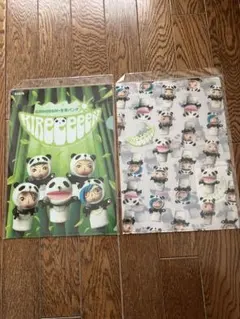 GReeeeN 生茶パンダ クリアファイル 2枚セットのサムネイル