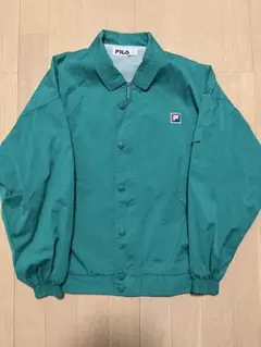 FILA 緑色 ナイロンジャケット