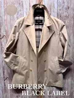 BURBERRY BLACK LABEL ベージュ系 ハーフトレンチコート