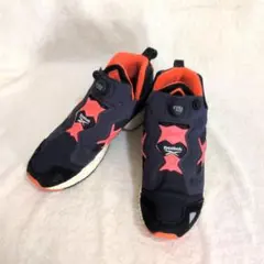 【状態良】Reebok インスタポンプフューリー　30cm ネイビー/オレンジ