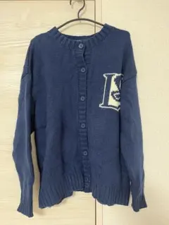 値下げ‼️ ラグアジェム　ニットカーディガン　ブルー
