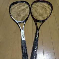 YONEX ナノフォース 5000 500S 軟式テニスラケット 2本セット - メルカリ