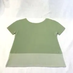 PLEATS PLEASE イッセイミヤケ半袖プリーツカットソー ターコイズ