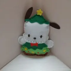 フェルト製ウサギのキーホルダー