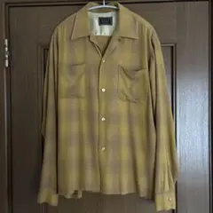 ★スペシャル★60s campus★オンブレ シャドーチェック レーヨン シャツ