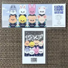 straykids KARMA 本国POPUP 特典チケット/ポラロイドカード