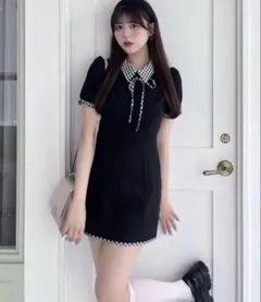 3wayドッキングミニワンピ ブラック OLIVE des OLIVE