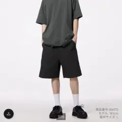 GU ペインターハーフパンツ メンズ