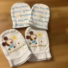 新品未使用　ベビーミトン　2組
