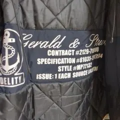 ナノユニバース　FIDERITY コラボ　フードダウンジャケット　中綿ブラック