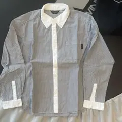 コムサイズム　ストライプ　長袖シャツ 130