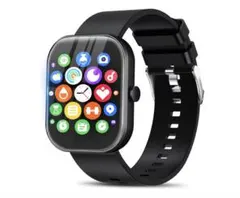 S11スマートウォッチ ブラック Bluetooth 5.4