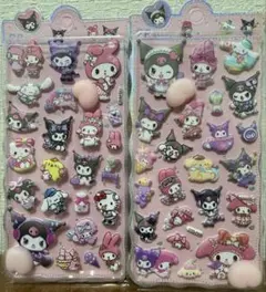 夜光おしりシール/クロミ マイメロ /2点セット