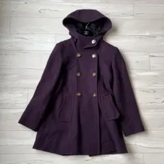 【美品】ヴィヴィアンウエストウッド 変形Pコート オーブボタン 紫 アーカイブ 美品】ヴィヴィアンウエストウッド 変形Pコート オーブボタン 紫